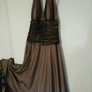 Backless Halter Dress